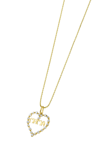 TIME ROAD WOMEN'S 9K GOLD NECKLACE IC00225/43