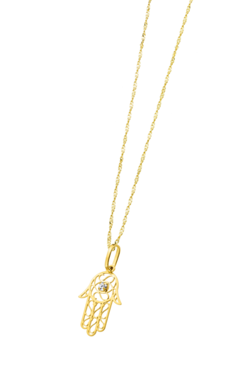 TIME ROAD WOMEN'S 9K GOLD NECKLACE LG00023/43