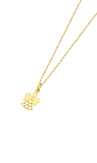TIME ROAD WOMEN'S GOLD NECKLACE LU00024/42
