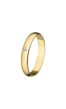 TIME ROAD UNISEX'S GOLD 18K WEDDING BAND AY18005/33