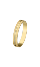 TIME ROAD UNISEX'S GOLD 18K WEDDING BAND AY18013/33