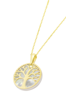 TIME ROAD WOMEN'S GOLD TREE OF LIFE NECKLACE HIN00018/43