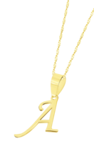 TIME ROAD WOMEN'S GOLD INITIALS NECKLACE HIN00022/A