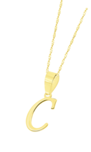 COLLIER INITIALES TIME ROAD HIN00022/C OR FEMME