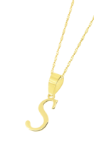COLLIER INITIALES TIME ROAD HIN00022/S OR FEMME