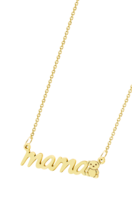 TIME ROAD WOMEN'S GOLD MOTHER NECKLACE HIN00026/43