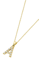 COLLAR INICIALES TIME ROAD HIN00194/A ORO, MUJER