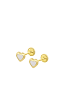 Klem -oorbellen -roze -ster -goudkleurig- geen gaatje- Charme Bijoux