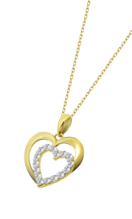 COLLIER COEUR TIME ROAD IC00176/43 OR 9K FEMME