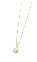 TIME ROAD WOMEN'S 9K GOLD NECKLACE IC00199/43