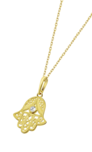 TIME ROAD WOMEN'S 9K GOLD NECKLACE IC00341/43