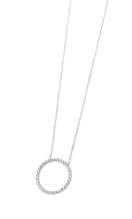COLLAR CÍRCULO TIME ROAD JS00093/43 PLATA, MUJER