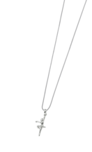 TIME ROAD WOMEN'S SILVER NECKLACE WS00992/45
