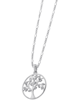 TIME ROAD WOMEN'S SILVER NECKLACE WS01874/45