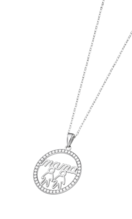 TIME ROAD WOMEN'S SILVER NECKLACE WS02690/45