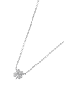 TIME ROAD WOMEN'S SILVER CLOVER NECKLACE WS03281/45