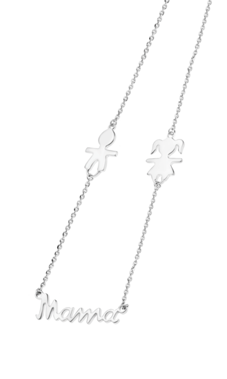 COLLANA TIME ROAD WS00562/47 ARGENTO, DONNA