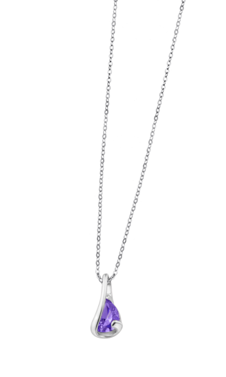 COLLIER TIME ROAD WS00658/45 ARGENT FEMME