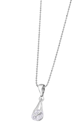 TIME ROAD WOMEN'S SILVER NECKLACE WS00718/45