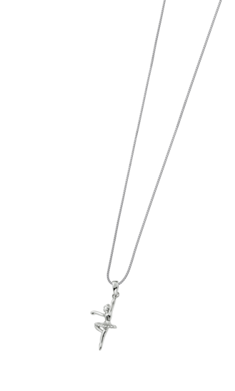 TIME ROAD WOMEN'S SILVER NECKLACE WS00992/45