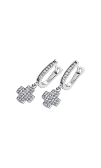PENDIENTES TIME ROAD WS01298 PLATA 925 ML, MUJER