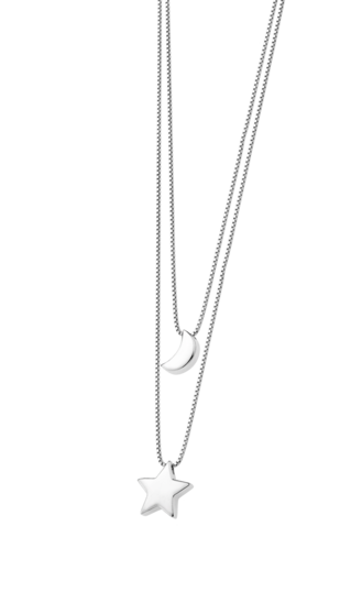 TIME ROAD WOMEN'S SILVER NECKLACE WS01521/45